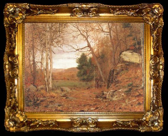 framed  Jervis Mcentee Autumn Landscape, ta009-2